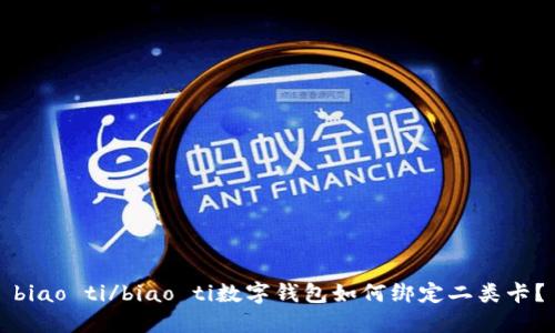 biao ti/biao ti數(shù)字錢包如何綁定二類卡？