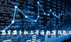 如何在蘋果手機(jī)上開(kāi)通數(shù)