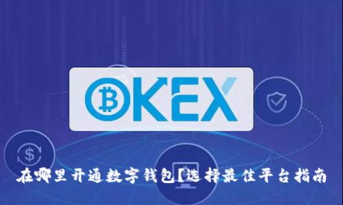在哪里開通數(shù)字錢包？選擇最佳平臺(tái)指南