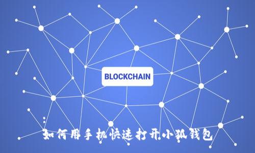 :
如何用手機(jī)快速打開小狐錢包